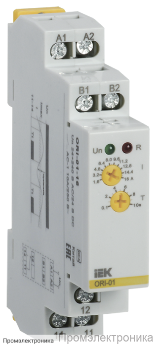 ORI 1,6-16А 24-240В AC/24В DC IEK - реле контроля тока