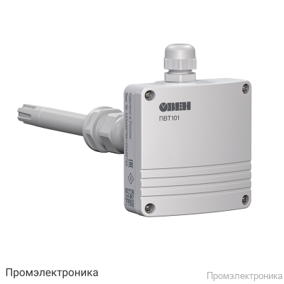 ПВТ101 - канальный датчик (преобразователь) влажности и температуры
