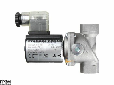Газовый электромагнитный клапан Giuliani Anello GSAV15R