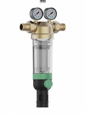 Фильтр тонкой очистки с обратной промывкой DN20 (3/4) 100мк на холодную воду ХК F76S-3/4С