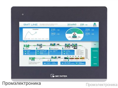 cMT1106X - 10.1″ панель оператора Weintek (Wi-fi)