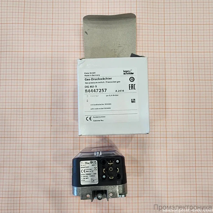 Датчик-реле давления газа Kromschroder DG 6U-5, 84447257