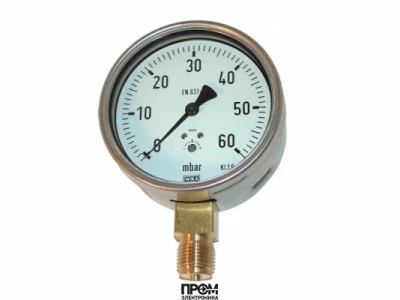 Манометр Oilon 612.20.100, 60 мбар