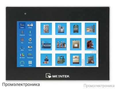 cMT3072X2 - 7″ панель оператора Weintek (CODESYS,MQTT,OPC UA)