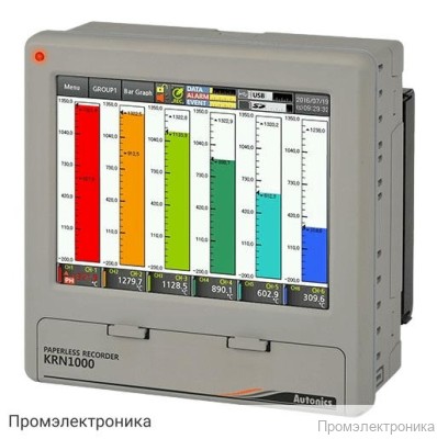 KRN1000 - безбумажный регистратор с сенсорным ЖК-дисплеем