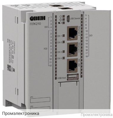 ПЛК210 - высокопроизводительный программируемый контроллер с расширенными сетевыми возможностями
