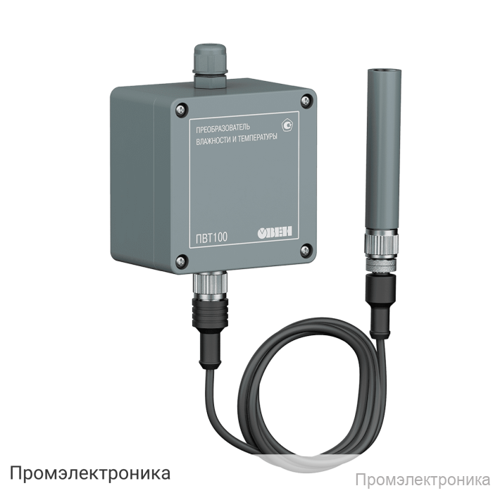 ПВТ100-Н5.2.И.2 - комбинированный преобразователь (датчик) влажности и температуры воздуха