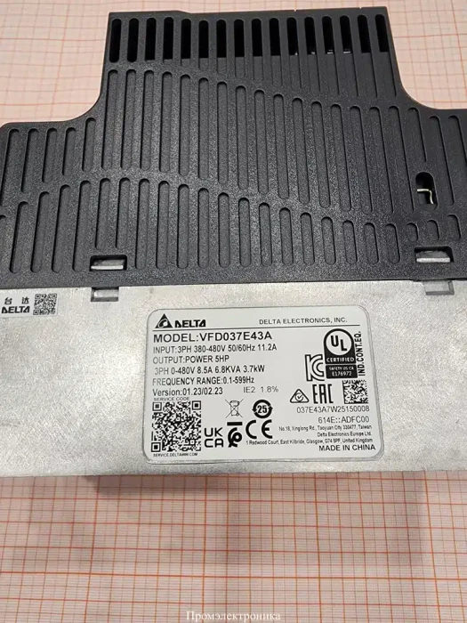 Преобразователи частоты Delta Electronics VFD037E43A (3.7кВт 3ф 400В) серии VFD-E