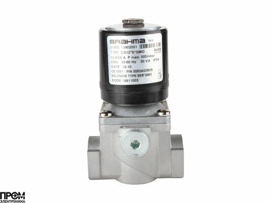 Газовый электромагнитный клапан Brahma EG12*S*GMO 13902001