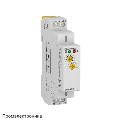 MRT-SBE-1 - реле времени с задержкой на выключение, 1хSPDT, 12…240V AC/DC