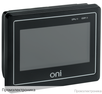 ETG 4,3” пластиковый корпус - панель оператора