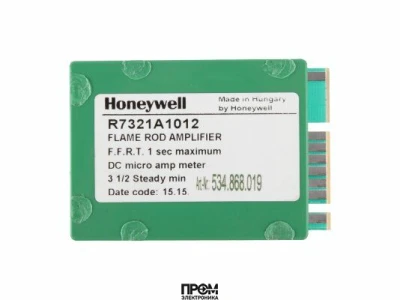 Усилитель сигнала пламени Honeywell R7321A1012
