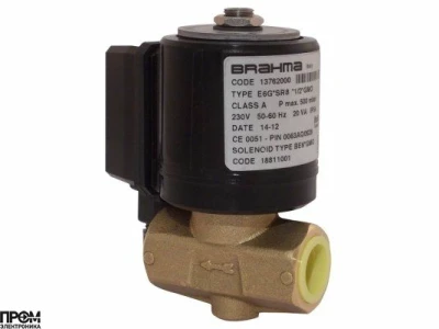 Газовый электромагнитный клапан Brahma E6G*SR8*1/2*GMO
