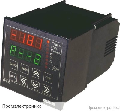 ТРМ33 - контроллер для регулирования температуры в системах отопления с приточной вентиляцией