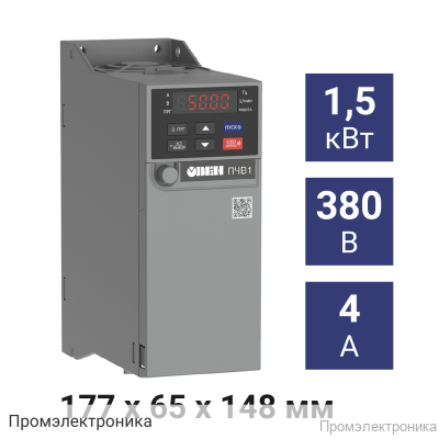 ПЧВ1-1К5-В [М01] - преобразователь частоты 1.5кВт