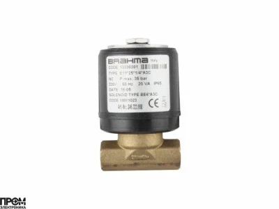 Жидкотопливный электромагнитный клапан Brahma E11*25*1/4*A3C 13330301