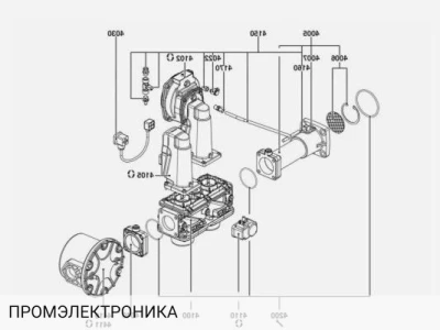 Газовая рампа Kromschroder GDRS 25F02-25F02-W-LR, 86586613