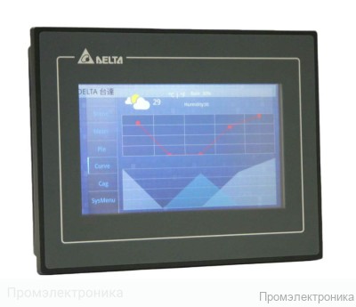 Панели оператора Delta Electronics DOP-107BV серии DOP-100