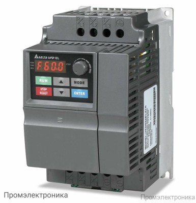 Преобразователи частоты Delta Electronics VFD022EL21A (2.2кВт 1ф 230В) серии VFD-EL