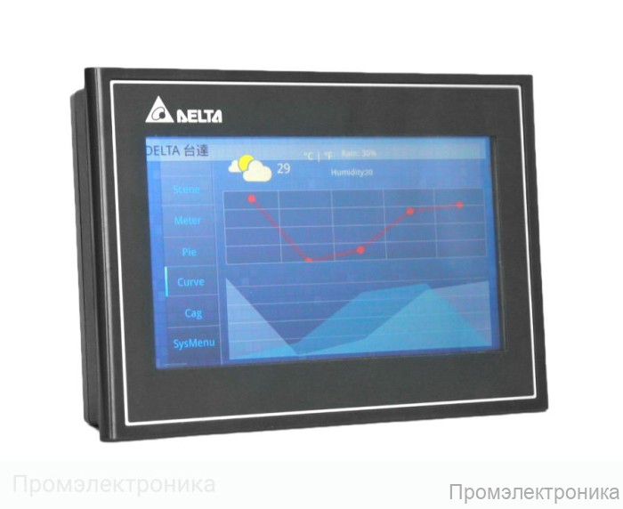 Панели оператора Delta Electronics DOP-107WV серии DOP-100