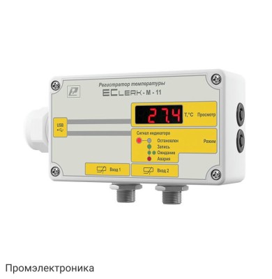 EClerk-M-2Pt-HP - измеритель-регистратор температуры