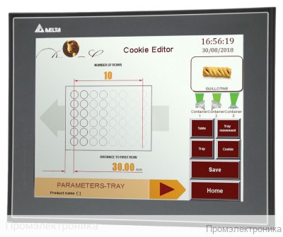 Панели оператора Delta Electronics DOP-115MX