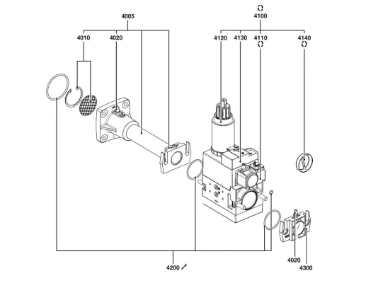 Газовая рампа Elco d415