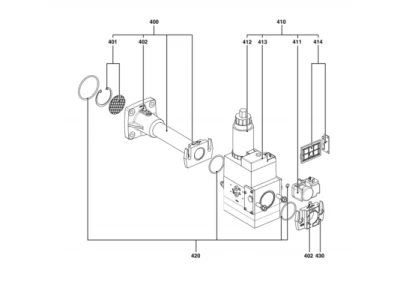 Газовая рампа Elco d214