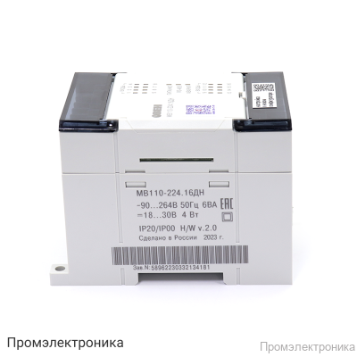 МВ110-224.16ДН [М01] - модуль ввода дискретных сигналов (16 каналов) с групповой гальванической изоляцией входов