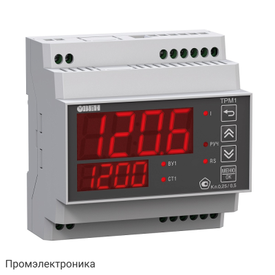 ТРМ1-Д.У2.К.RS - обновленный одноканальный измеритель-регулятор с RS-485