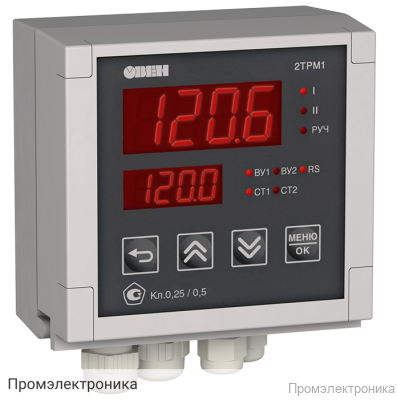 2ТРМ1-Н.У2.СР.RS - обновленный погодозависимый двухканальный регулятор с RS-485