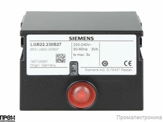 Топочный автомат Siemens LGB22.230B27