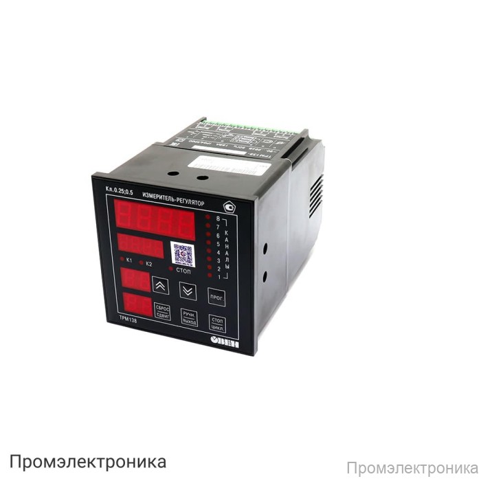 ТРМ138 - восьмиканальный регулятор с RS-485