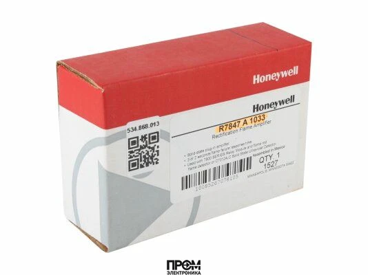 Усилитель сигнала пламени Honeywell R7847 A 1033
