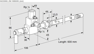 Горелка Kromschroder ZMI 16B600R