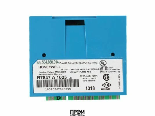 Усилитель сигнала пламени Honeywell R7847 A 1025