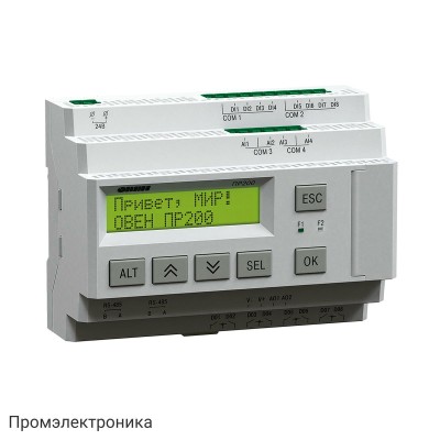 ПР200-220.21.0.0 - программируемое реле с ЖК-дисплеем на 220В