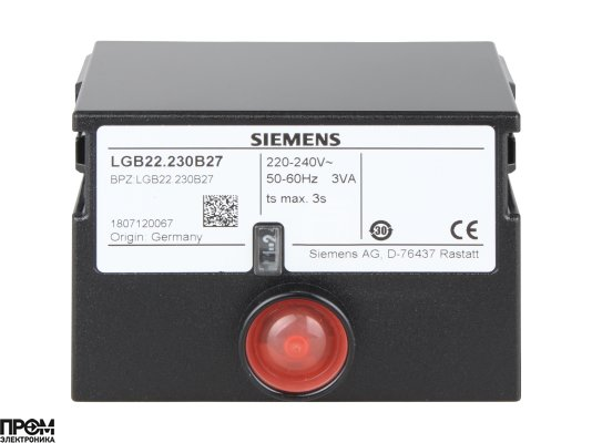 Топочный автомат Siemens LGB22.330A27