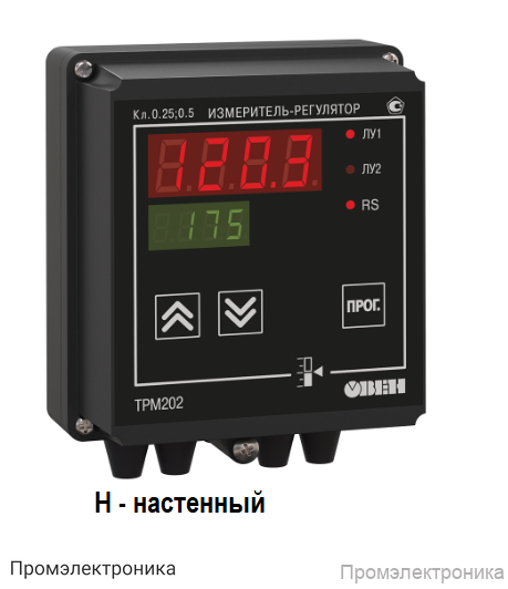 ТРМ202-Н.РР - измеритель-регулятор двухканальный с интерфейсом RS-485