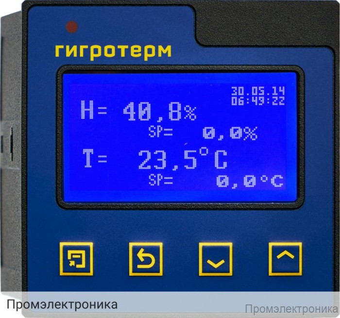 Мерадат-М38 - одноканальный измеритель-регулятор температуры и влажности