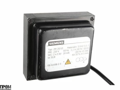 Трансформатор розжига Siemens ZM 20/10 00425157