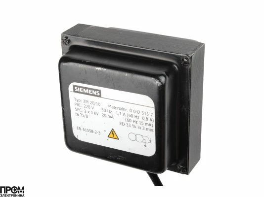 Трансформатор розжига Siemens ZM 20/10 00425157