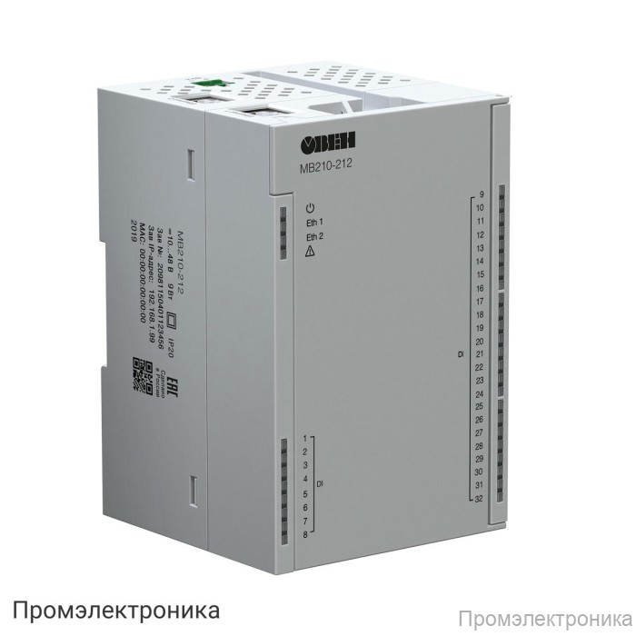 МВ210-212 - модуль ввода дискретных сигналов 32хDI (24)