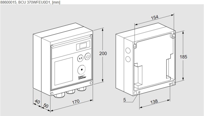Топочный автомат Kromschroder BCU370WFEU0D1 88600015