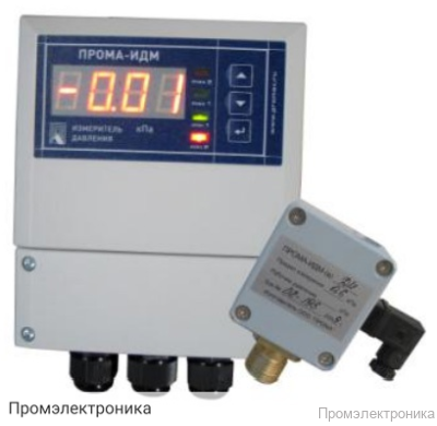 ИДМ-016-НВ - измеритель давления с выносным датчиком настенного исполнения