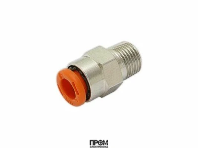 Ниппель измерения давления воздуха Ø6 мм - R1/8"