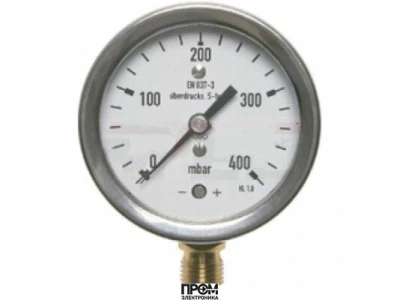 Манометр Weishaupt 0-400 мбар, 641146