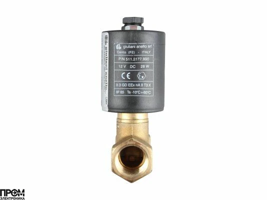 Газовый электромагнитный клапан Giuliani Anello GSAVO15V12