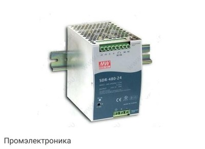 SDR-480-24 - блок питания AC-DC на DIN-рейку 480Вт