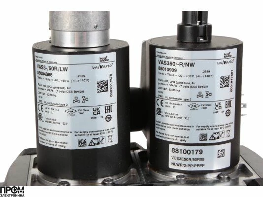 Двойной газовый клапан Kromschroder VCS350R05NLW3